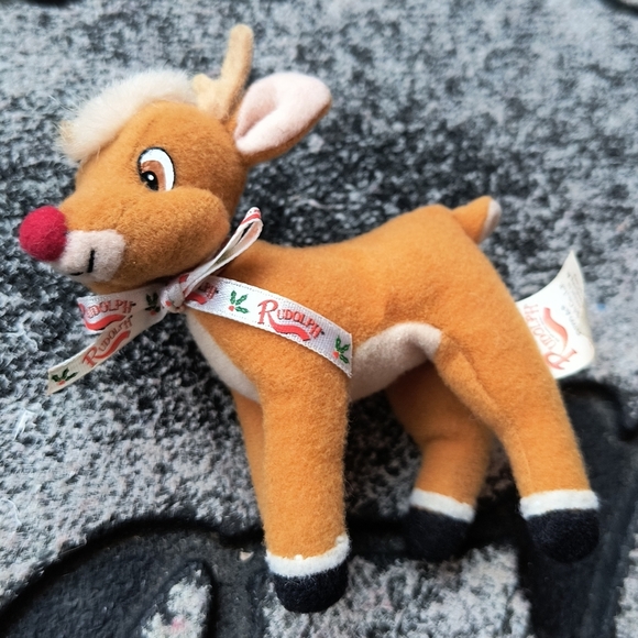 the Red-Nosed Reindeer Plush Toy - Picture 2 of 8